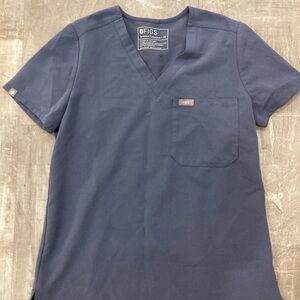 COPY - Space Navy Catarina- One-Pocket Scrub Top - XS / Space Navy